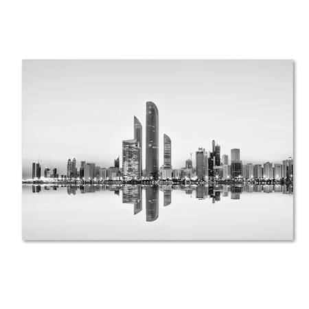 Akhter Hasan 'Abu Dhabi Urban Reflection' Canvas Art,12x19